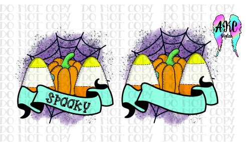 Blanket stitch halloween PNG