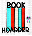 Book hoarder PNG