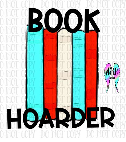 Book hoarder PNG