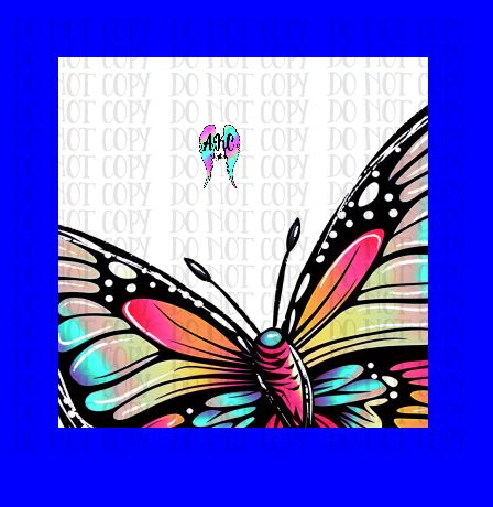 Butterfly notepad JPG and PNG