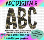 Camo OTF and PNG