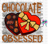 Chocolate obsessed PNG