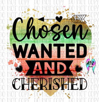 Chosen and wanted PNG