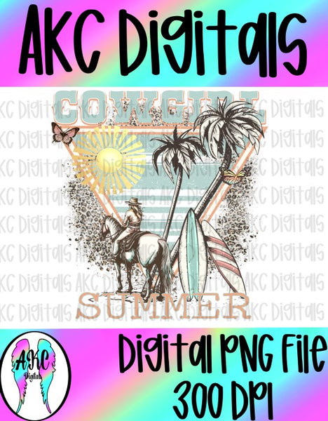 DFD Cowgirl Summer PNG
