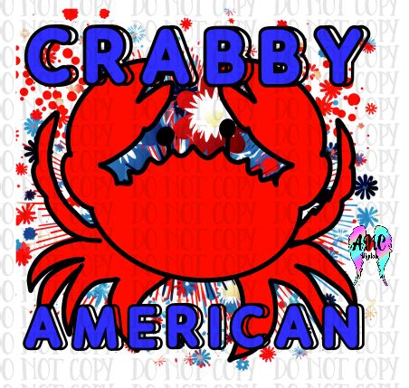 Crabby american PNG