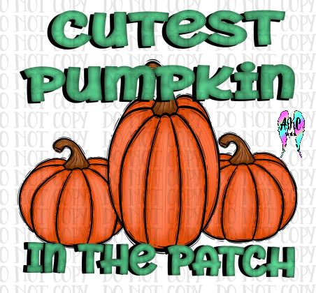 Cutest pumpkin in the patch PNG