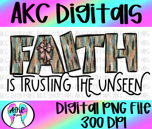 Faith unseen PNG