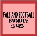 Fall and football bundle PNG