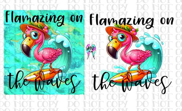 Flamazing on the waves PNG