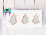 Gingerbread christmas tree trio 2022