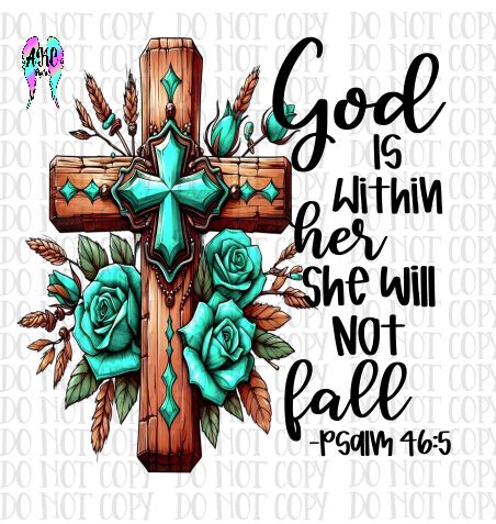 God is within her PNG