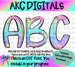 Gradient glitter OTF and PNG