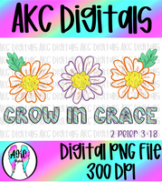 Grow in grace PNG