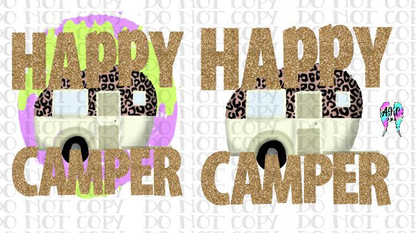Happy camper PNG