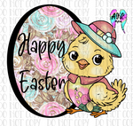Happy easter chick PNG