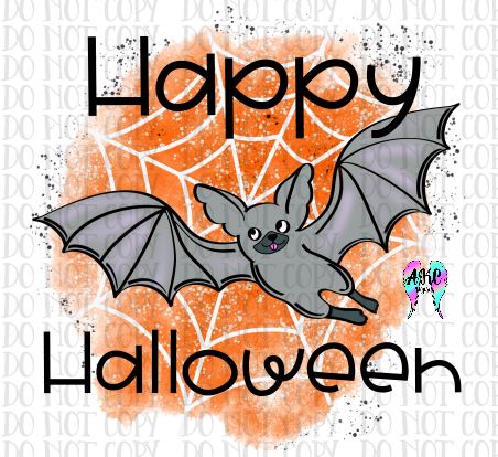 Happy halloween bat PNG