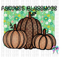 Harvest blessings PNG