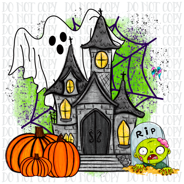 Haunted mansion PNG