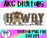 Howdy Christmas PNG set