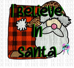 I believe in santa PNG