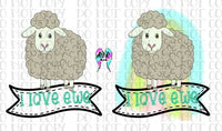 I love ewe PNG