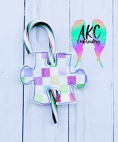ITH puzzle candy cane holder 2025