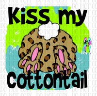 Kiss my cottontail PNG