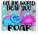 Let me hear you roar PNG