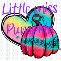 Little miss pumpkin PNG