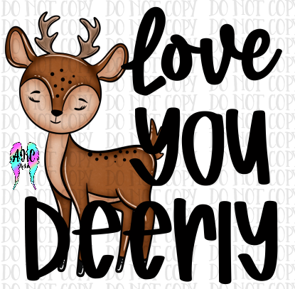 Love you deerly PNG