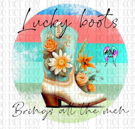 Lucky boots bring men PNG