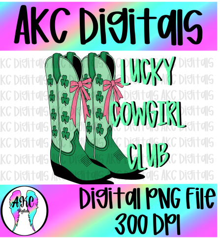Lucky cowgirl club PNG