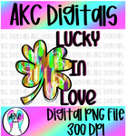 Lucky in love PNG