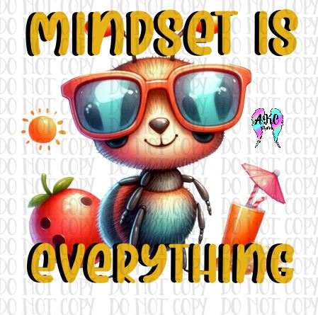 Mindset is everything PNG