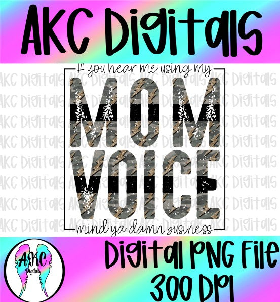 Mom's voice PNG