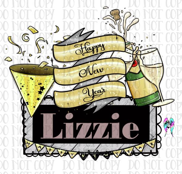 New years monogram PNG – AKC Embroidery and Digital Designs