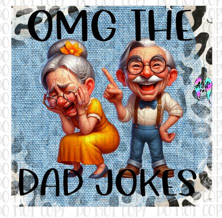 OMG the dad jokes PNG