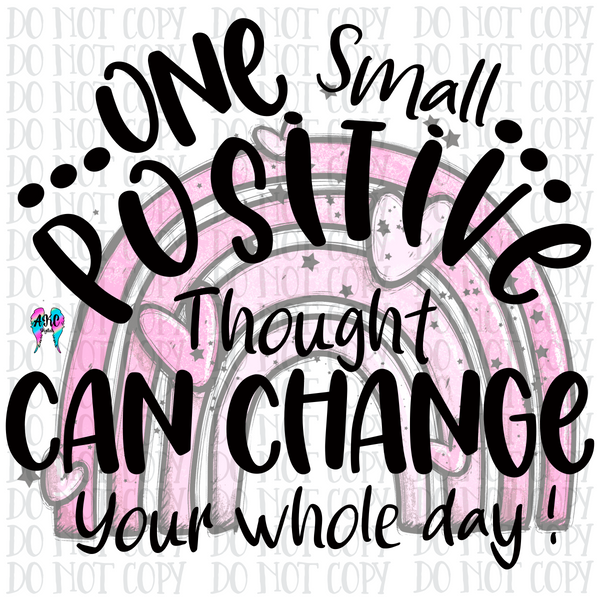 One positive thought PNG