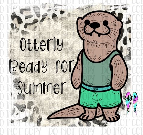 Otterly ready for summer PNG