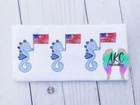 Patriotic seahorses 2023