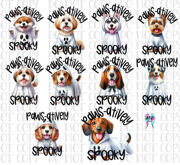 Paws a tively spooky bundle PNG
