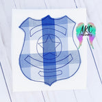 Police badge applique 2023