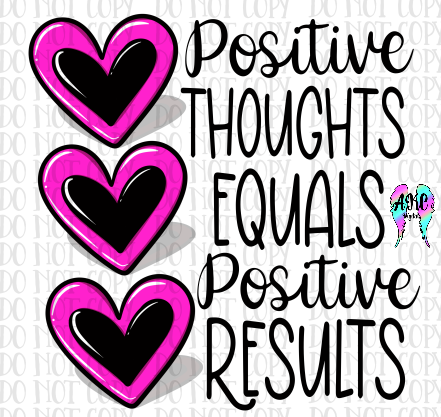 Positive thoughts PNG