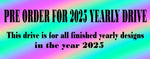 Pre order 2025 yearly finished designs