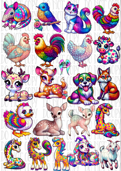 Animal clipart bundle PNG