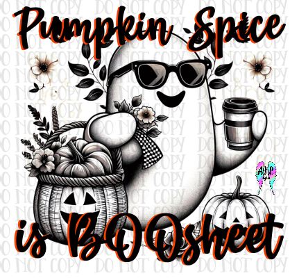 Pumpkin spice is boo sheet PNG