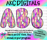 Purple brushstroke OTF and PNG