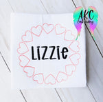 QS valentine heart monogram 2022