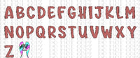 Red polka dot PNG and OTF