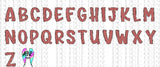 Red polka dot PNG and OTF